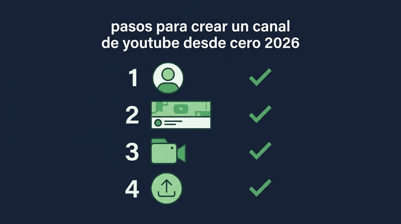 Crear Canal de YouTube desde Cero y Monetizarlo en 2026