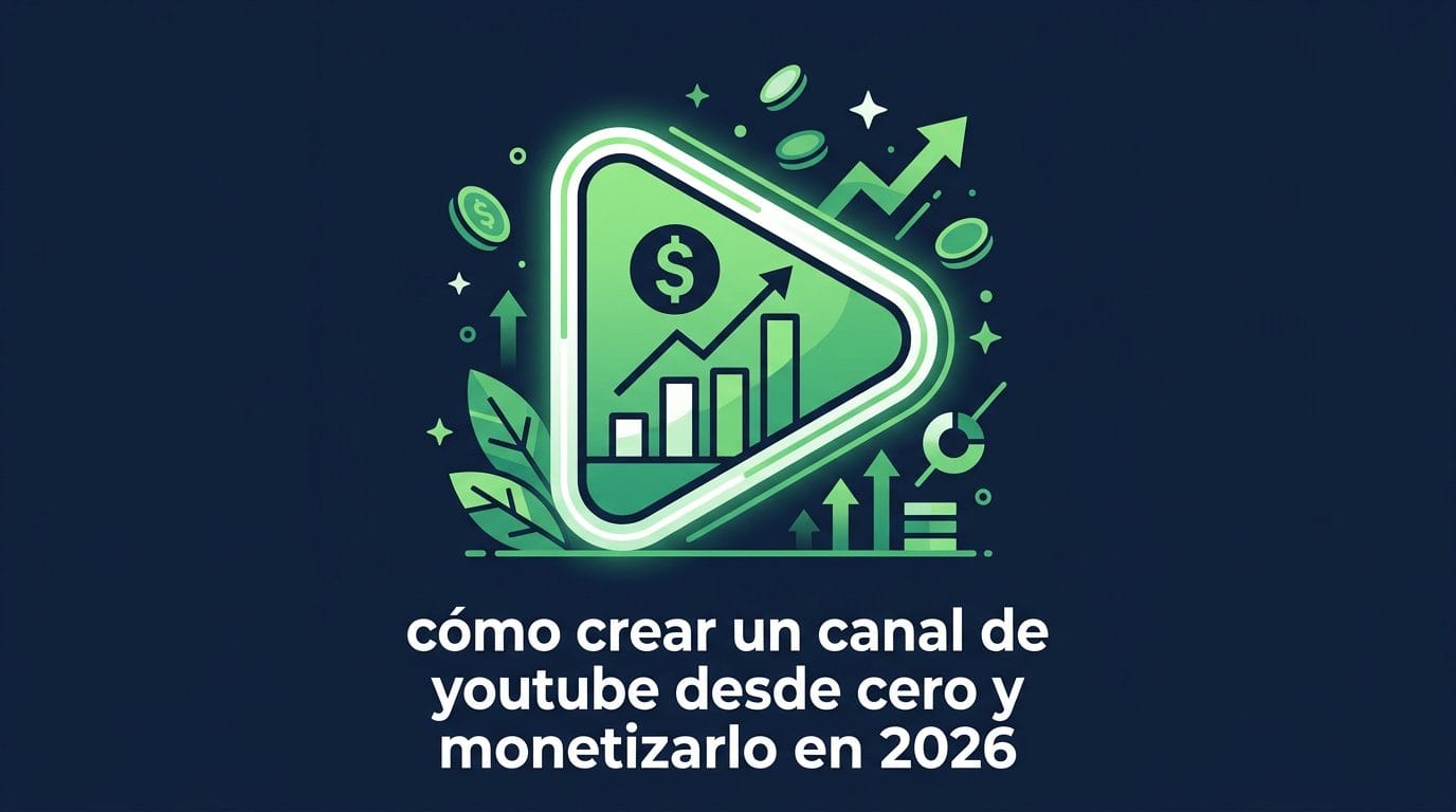 Crear Canal de YouTube desde Cero y Monetizarlo en 2026